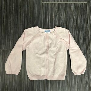 Pink Jacadi button-up sweater, Size 36 months / 96 cm